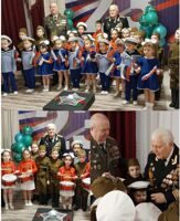 Встреча с ветеранами в детском саду "Радуга"